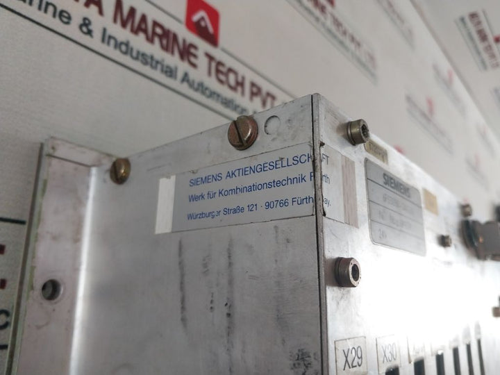 Siemens 6Fs3050-0Ag00 Control Unit (Not Working)