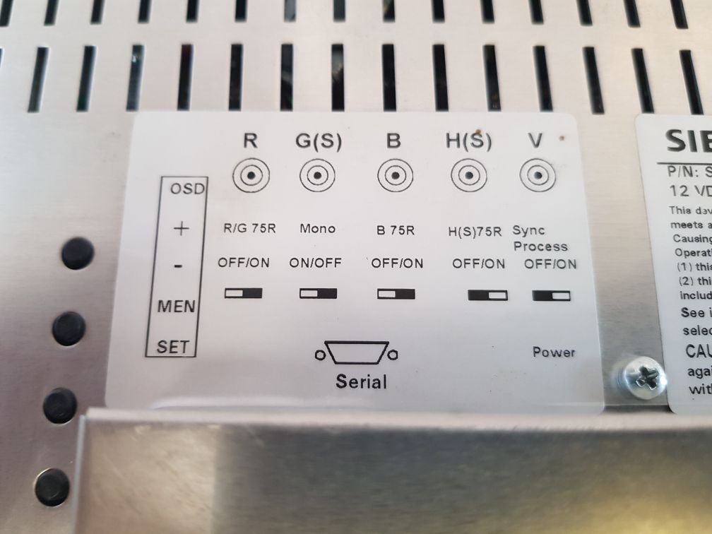Siemens 6Gf6240-4Mv User Interface Lcd-monitor