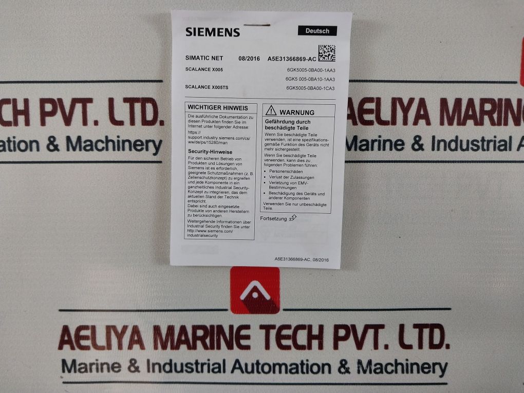 Siemens 6Gk5005-0Ba00-1Aa3