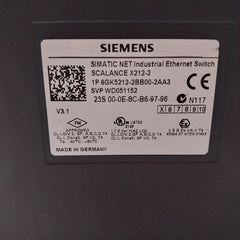Siemens 6Gk5212-2Bb00-2Aa3 Simatic Net Industrial Ethernet Switch