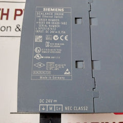 Siemens 6Gk5 008-0Ba00-1Ab2 Ethernet Switch