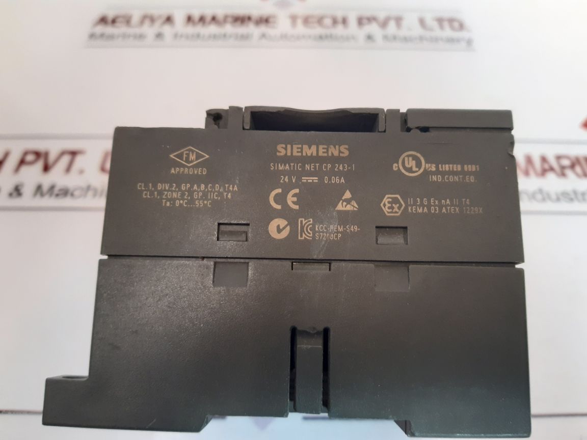 Siemens 6Gk7 243-1Ex01-0Xe0 Ethernet Communication Module