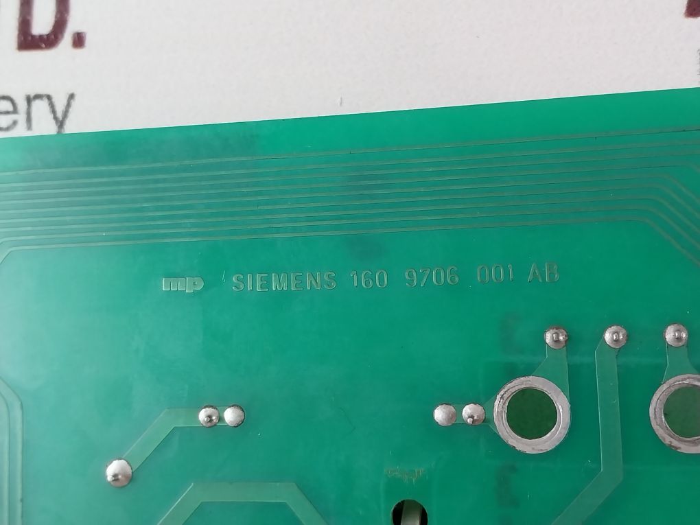 Siemens 6Qn2001-1Pt Printed Circuit Board