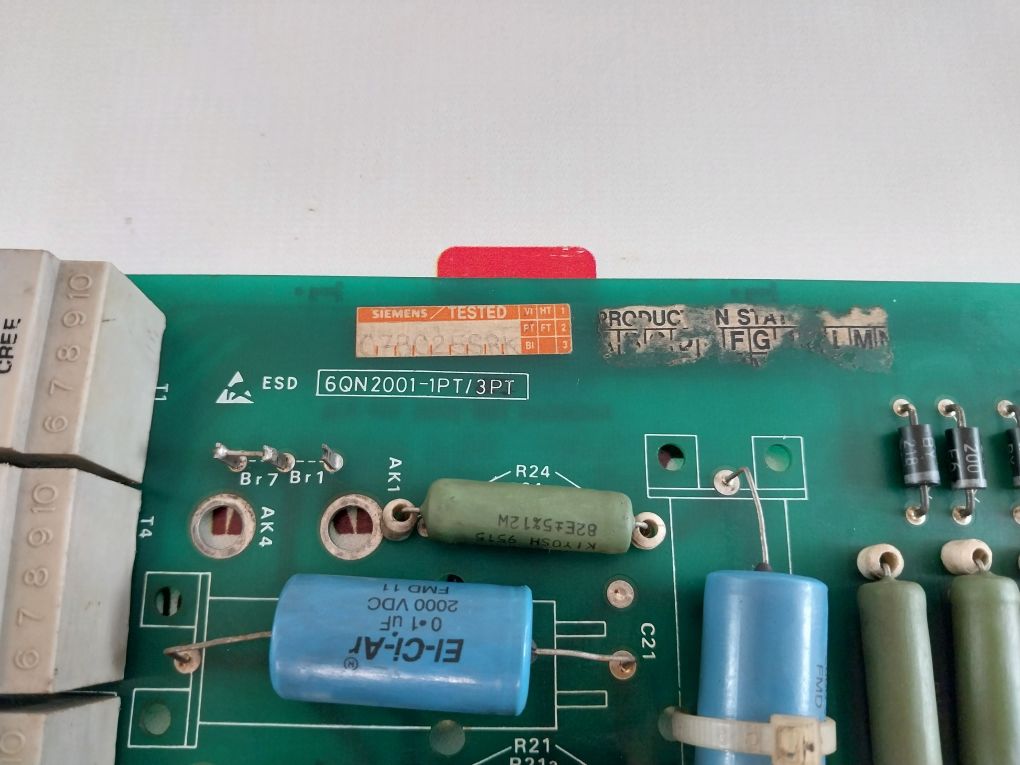 Siemens 6Qn2001-1Pt/3Pt Pc Board
