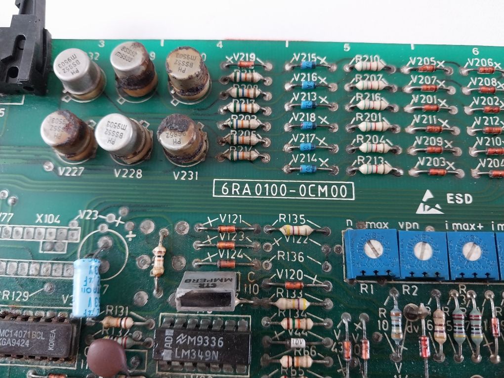 Siemens 6Ra0100-0Cm00 Control Board