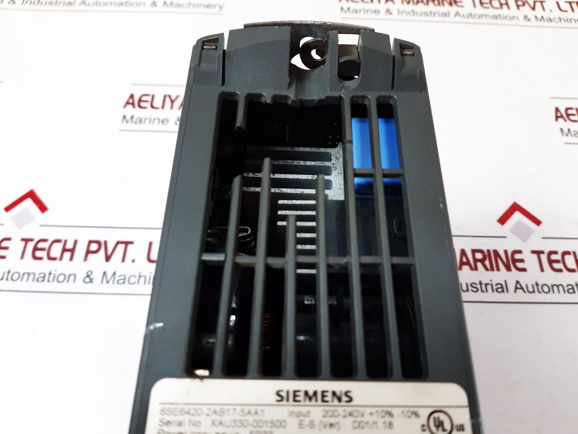 Siemens 6Se6420-2Ab17-5Aa1 Inverter E-stand(Version) D01/1.18