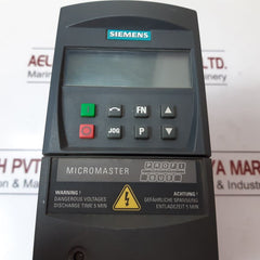 Siemens 6Se6420-2Ab17-5Aa1 Micromaster 420 Inverter