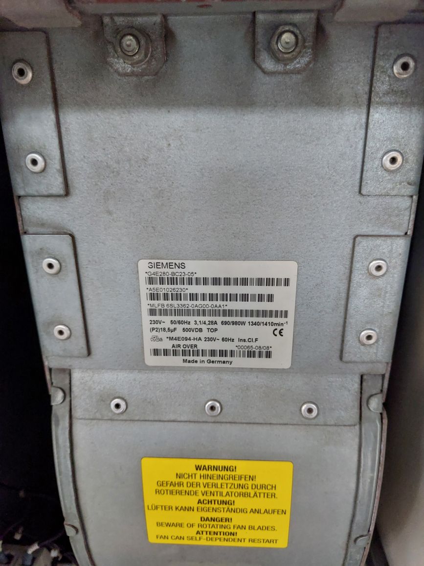Siemens 6Se6430-2Ud41-6G40 Micromaster 430 Inverter Drive