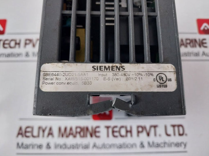 Siemens 6Se6440-2Ud21-5Aa1 Micromaster 440 Inverter