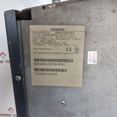 Siemens 6Se6440-2Ud38-8Fa1 Micromaster 440 Drive
