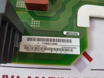 Siemens 6se7021-3tb84-1hf3 power trigger board