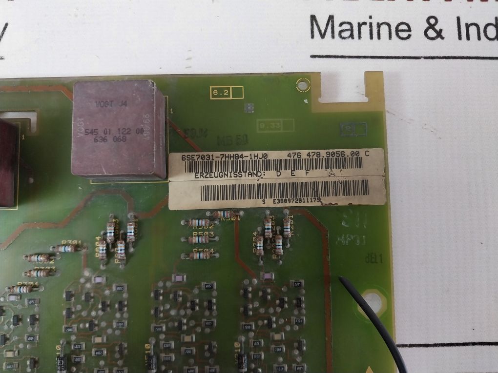 Siemens 6Se7031-7Hh84-1Hj0 Inverter Board