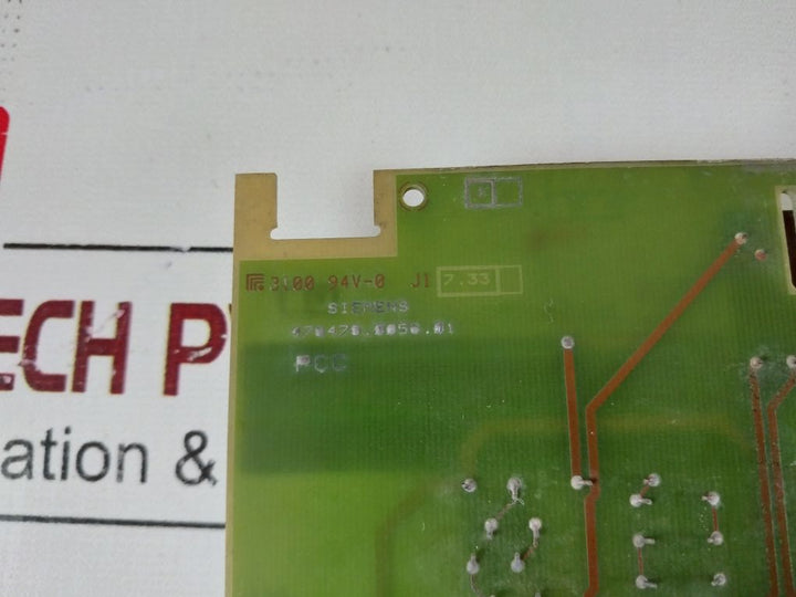 Siemens 6Se7031-7Hh84-1Hj0 Inverter Board
