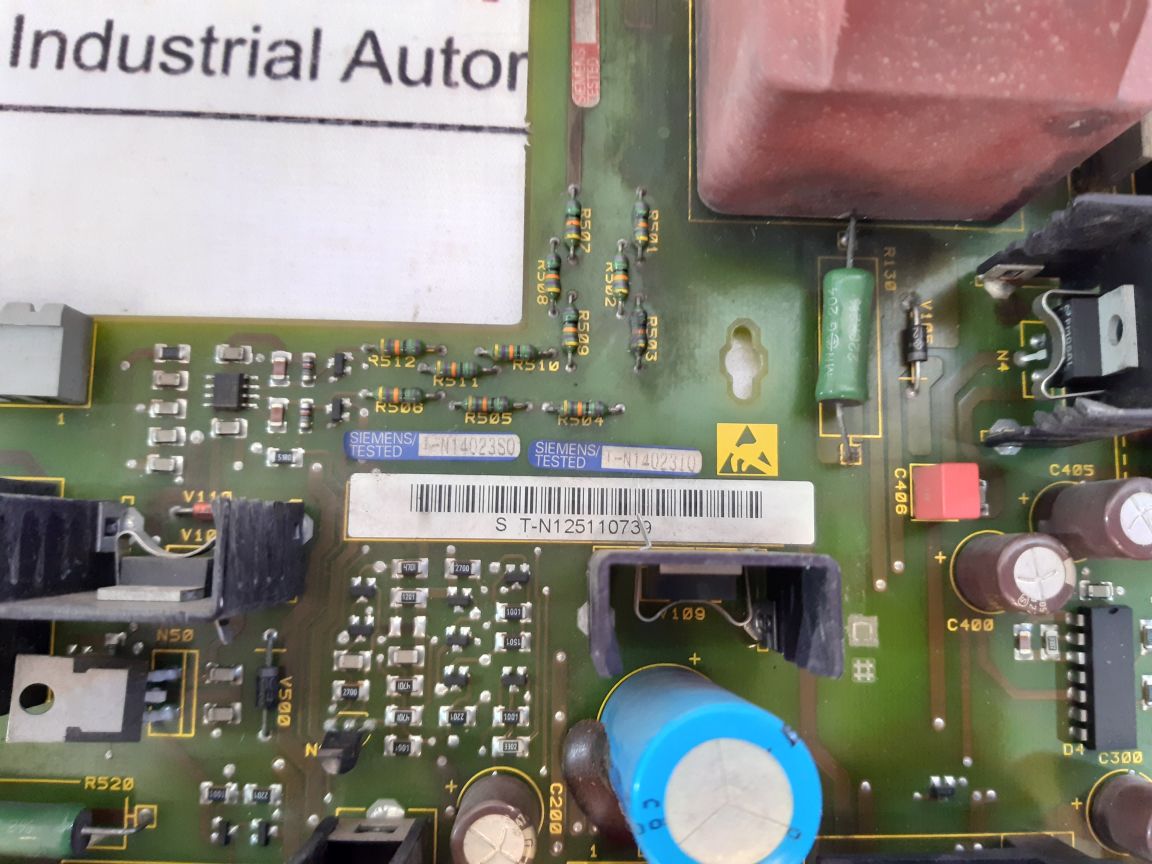 Siemens 6Se7032-8Fhh84-1Ja1 Power Supply Module