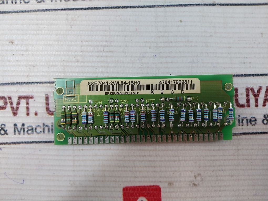 Siemens 6Se7041-2Wl84-1Bh0 Master Drive Converter
