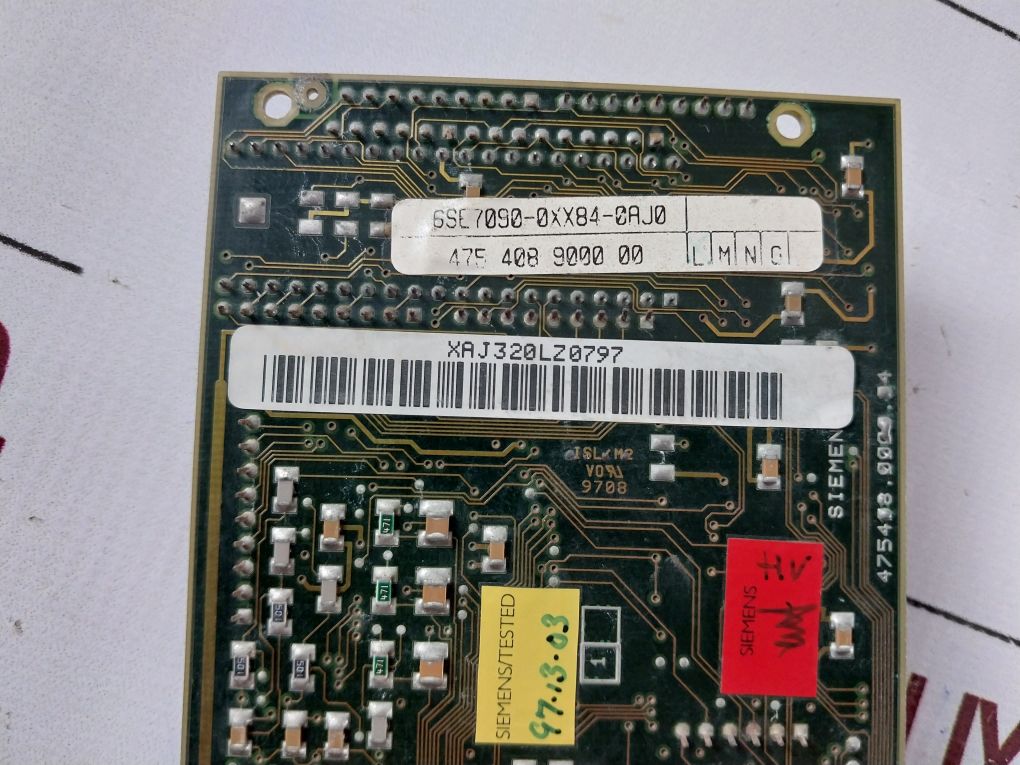 Siemens 6Se7090-0Xx84-0Aj0 Control Module Pcb Card 