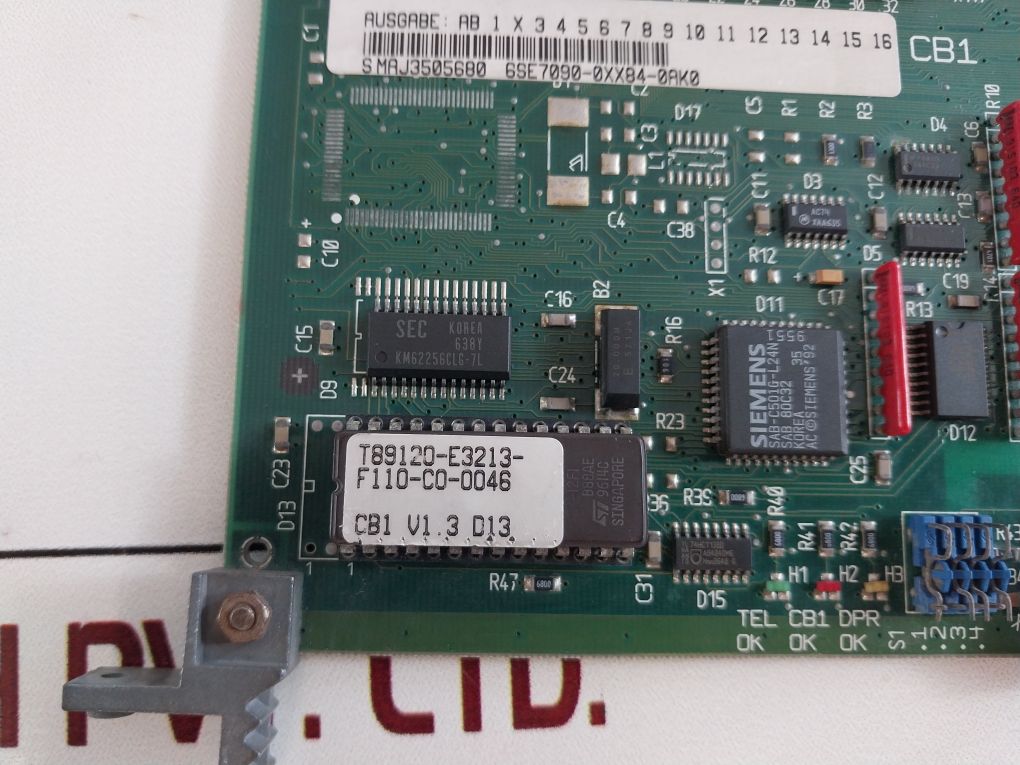 Siemens 6Se7090-0Xx84-0Ak0 Communication Board