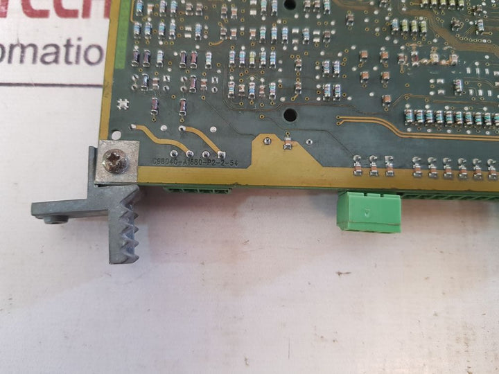 Siemens 6Se7090-0Xx85-1Da0 Ac Drive Inverter Board