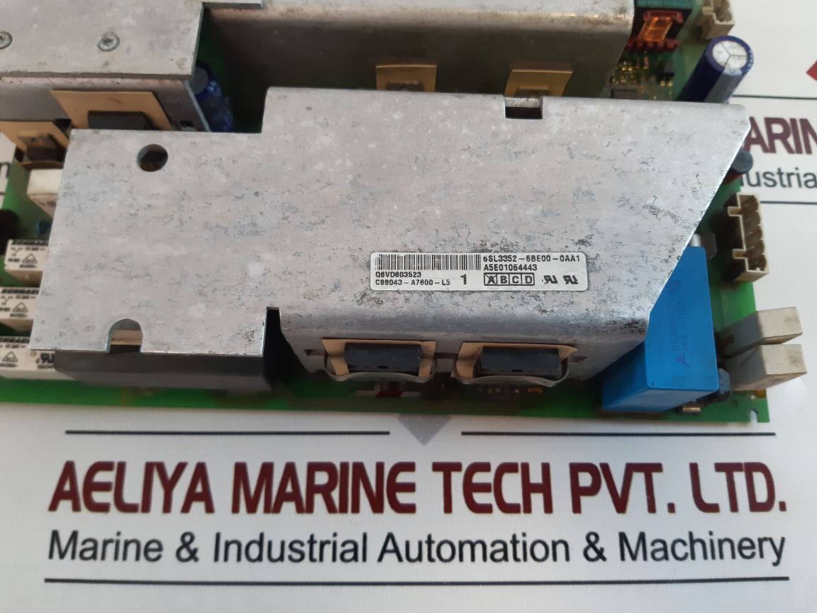 Siemens 6Sl3352-6Be00-0Aa1 Power Supply Board
