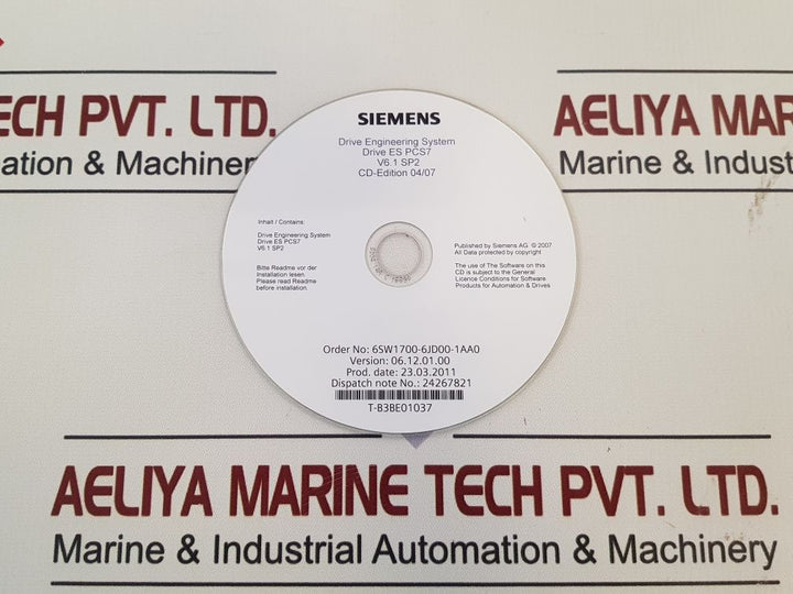 Siemens 6Sw1700-6Jd00-1Aa0 Cd Drive