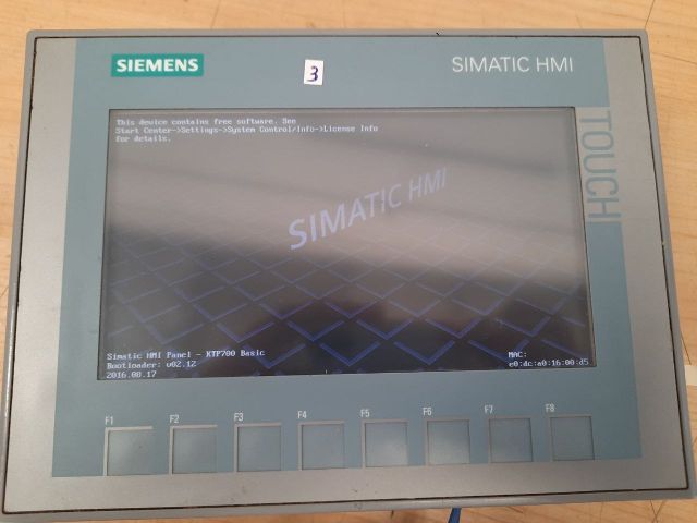 Siemens 6Va2 123-2Gb03-0Ax0 Simatic Hmi Panel 50°C