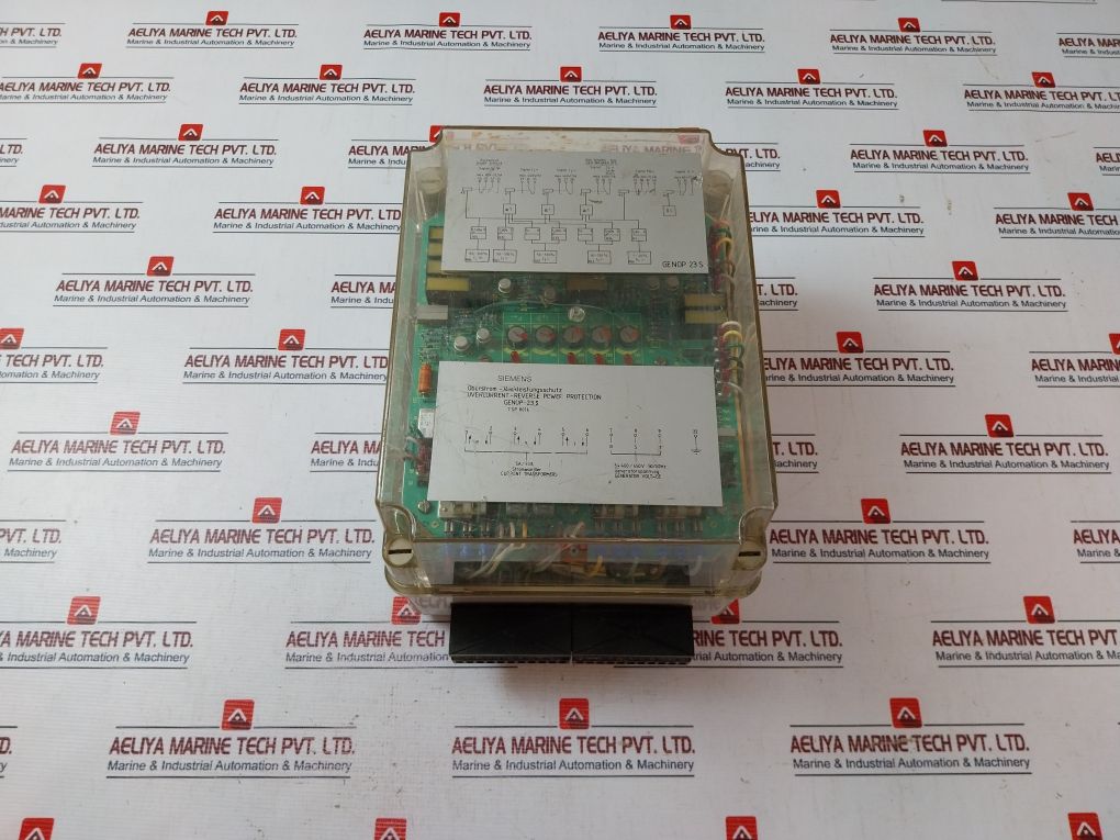 Siemens 7 Sp 8014 Genop 23 S Undercurrent-reverse Power Protection Relay