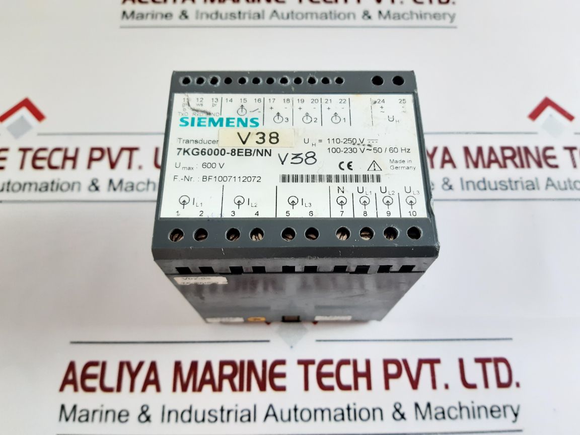 Siemens 7Kg6000-8Eb/Nn Digital Transducer