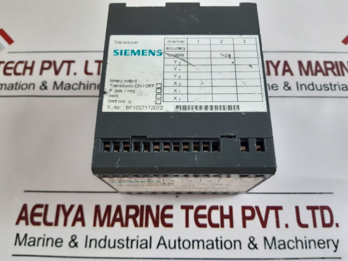 Siemens 7Kg6000-8Eb/Nn Digital Transducer