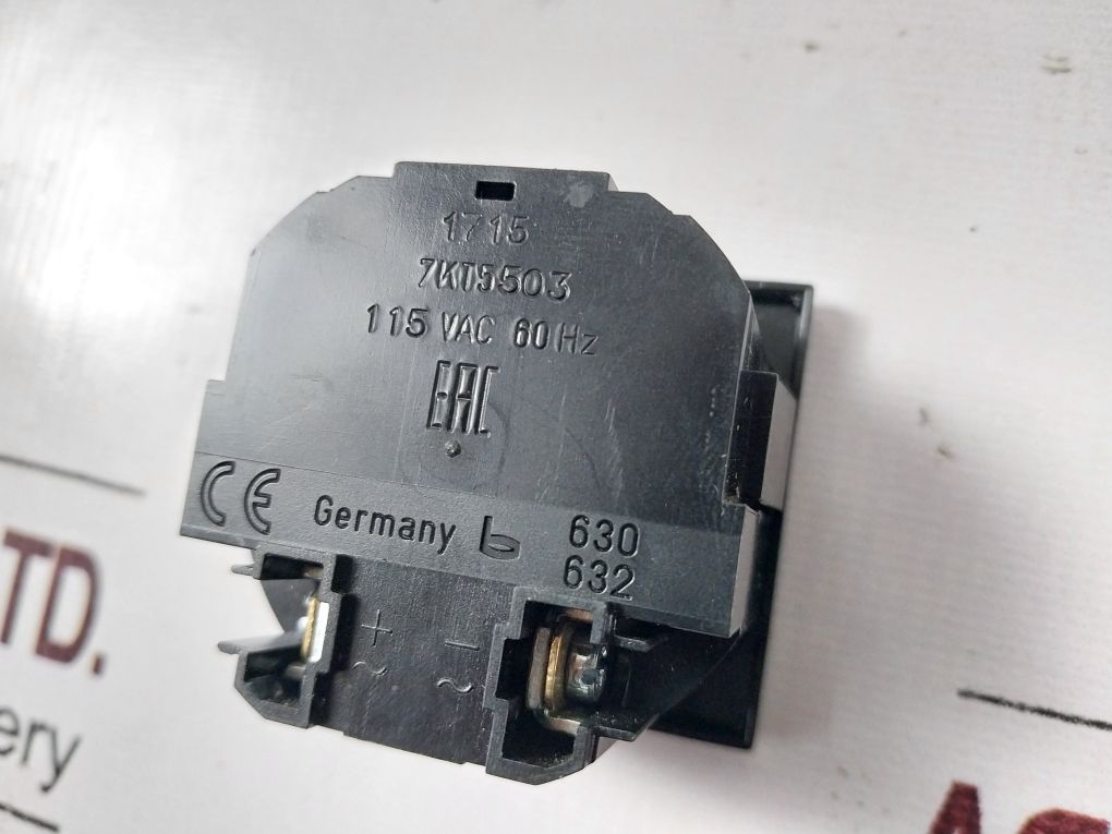 Siemens 7Kt5503 Time Counter 115Vac 60Hz