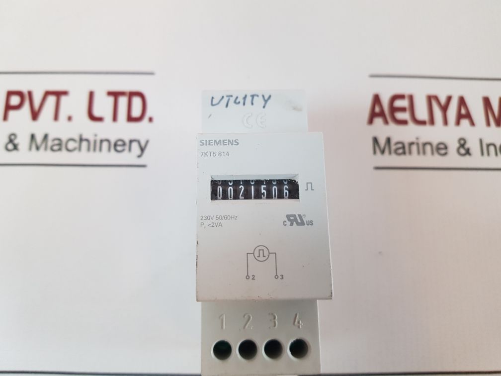 Siemens 7Kt5 814 Mechanical Pulse Counter