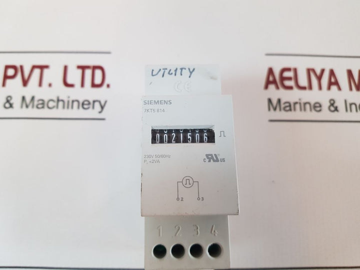 Siemens 7Kt5 814 Mechanical Pulse Counter