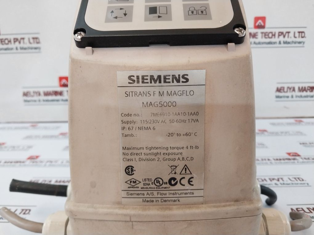 Siemens 7Me6910-1Aa10-1Aa0 Flowmeter Transmitter
