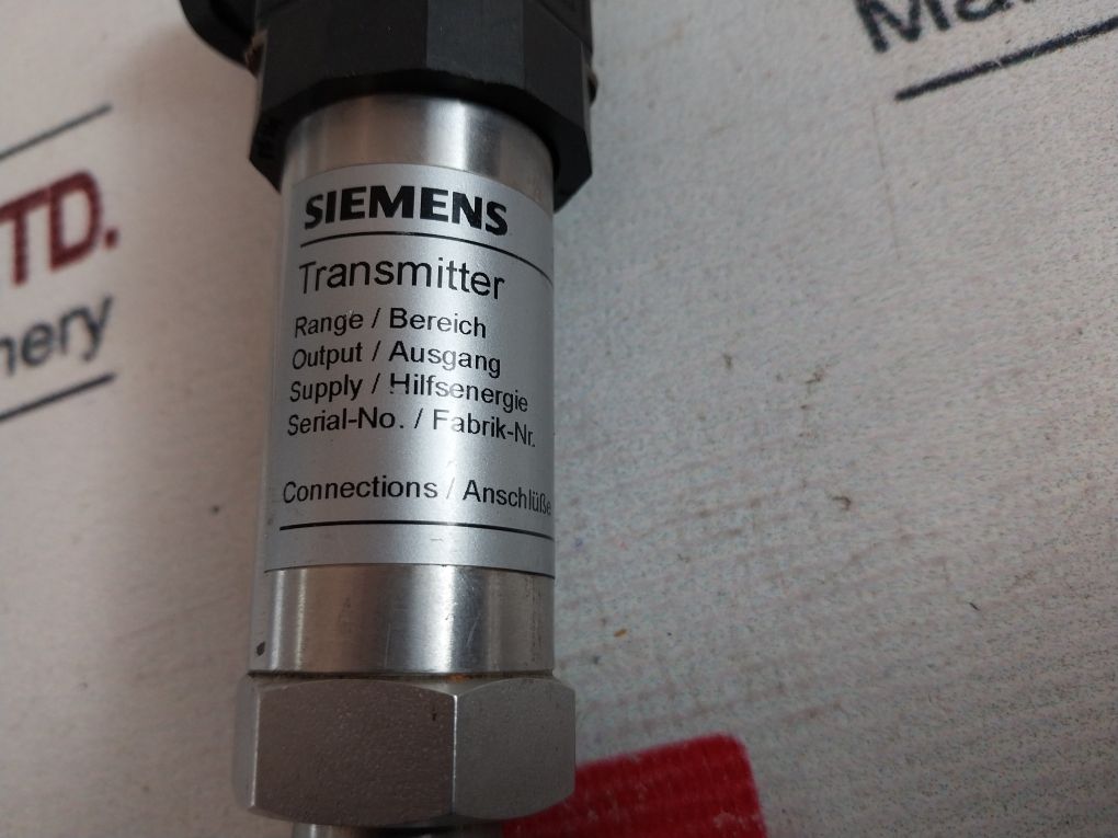 Siemens 7Mf1564-3Ca00-1Aa1 Pressure Transmitter