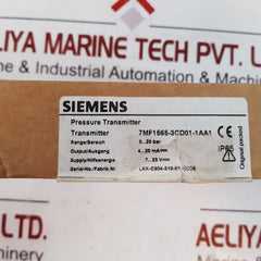 Siemens 7Mf1565-3Cd01-1Aa1 Sitrans Pressure Transmitter