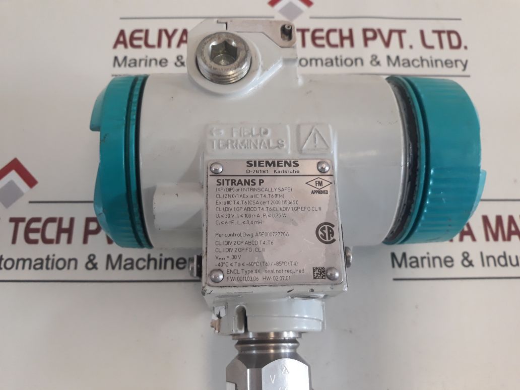 Siemens 7Mf4233-1Da10-1Nc7-z Pressure Transmitter