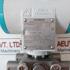 Siemens 7Mf4433-1Da02-2Ab1-z Differential Pressure Transmitter