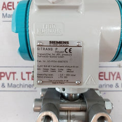 Siemens 7Mf4433-1Da02-2Ab1 Differential Pressure Transmitter