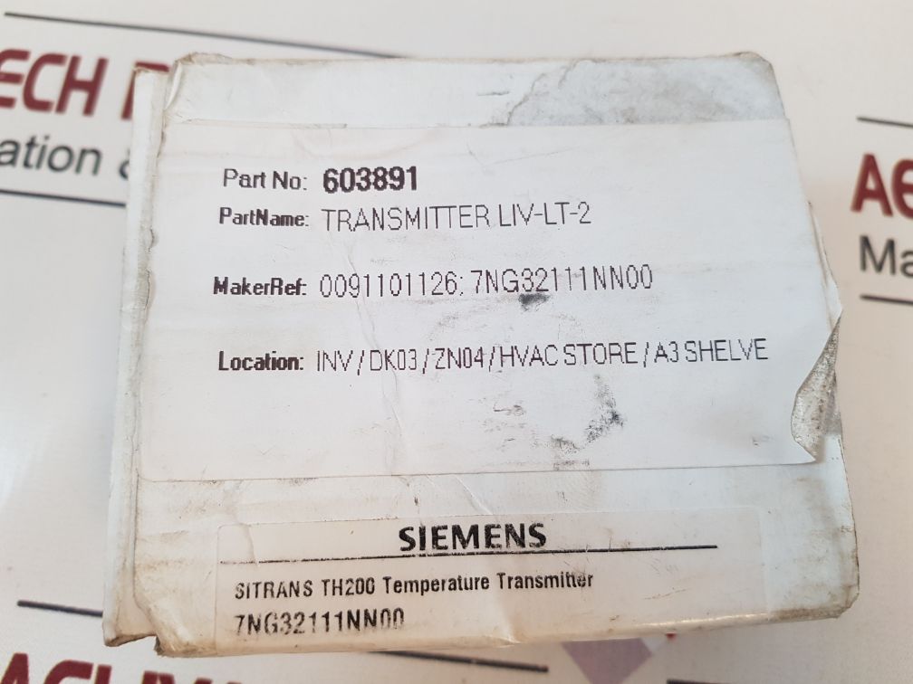 Siemens 7Ng3211-1Nn00 Temperature Transmitter Sitrans Th200