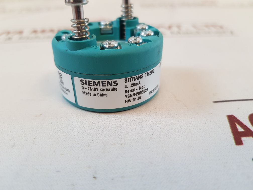 Siemens 7Ng3211-1Nn00 Temperature Transmitter Sitrans Th200