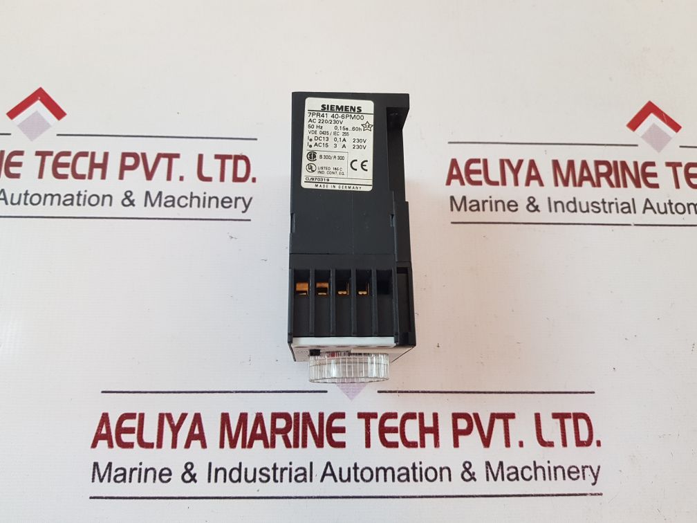 Siemens 7Pr41 Time Relay 7Pr4140-6Pm00 220V
