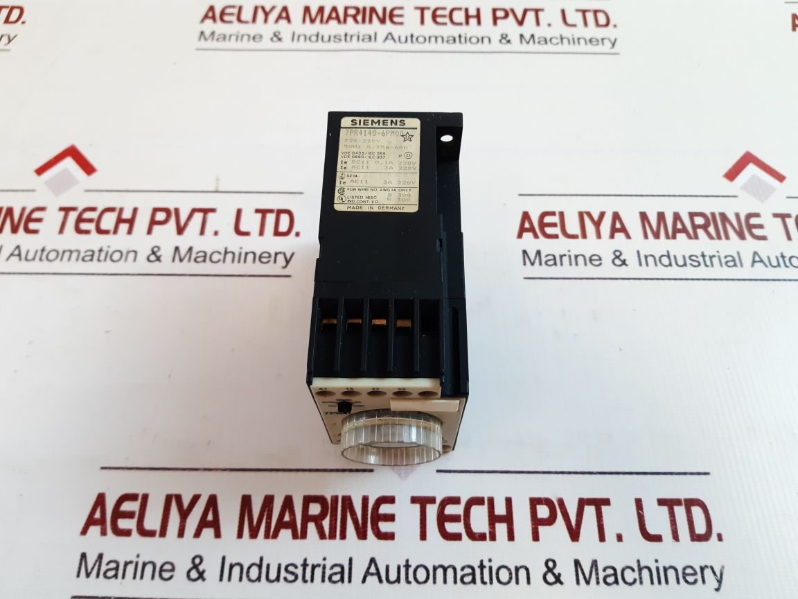 Siemens 7Pr4140-6Pm00 Time Delay Relay 220V 0.15S-60H
