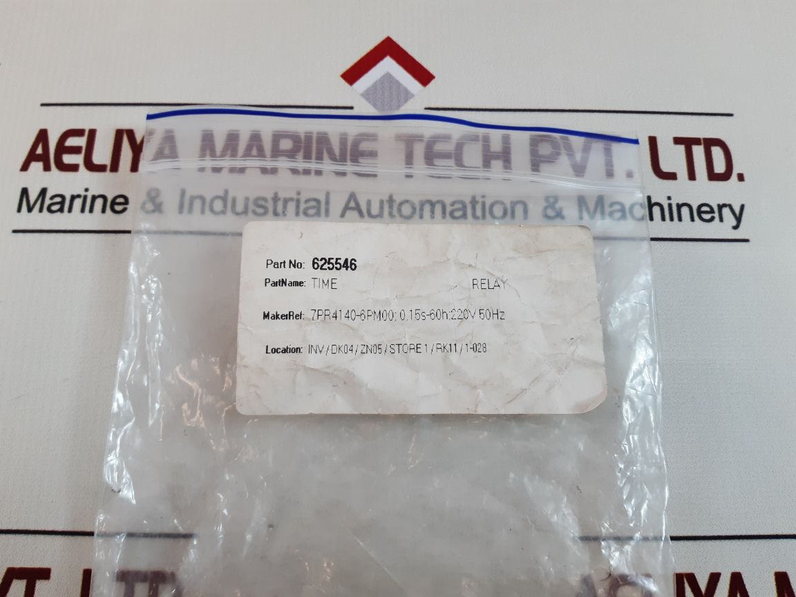 Siemens 7Pr4140-6Pm00 Time Relay 625546