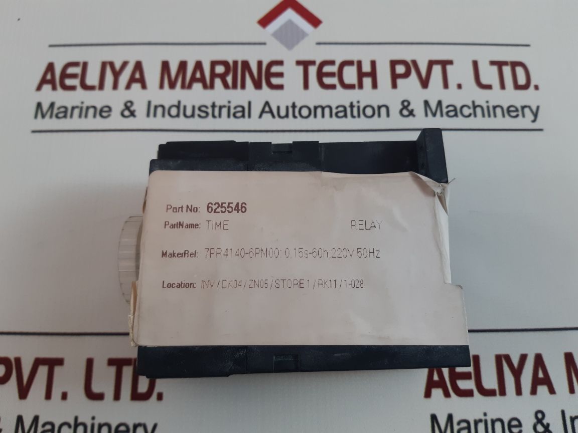 Siemens 7Pr4140-6Pm00 Time Relay 625546