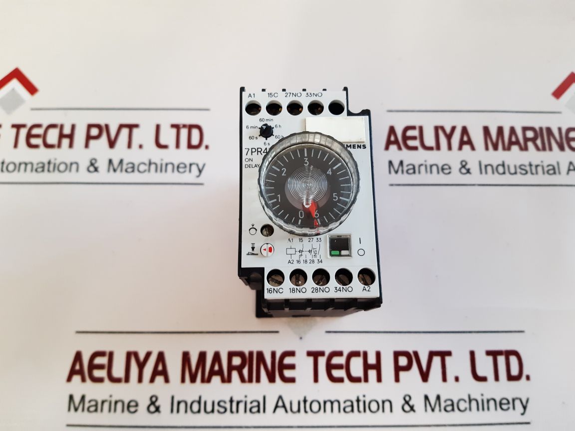 Siemens 7Pr41 40-6Pm10 Time Relay
