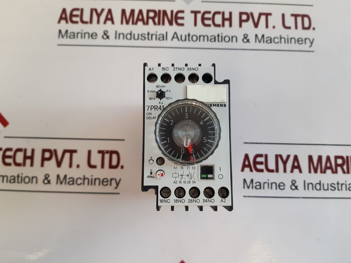 Siemens 7Pr41 40-6Pm10 Time Relay
