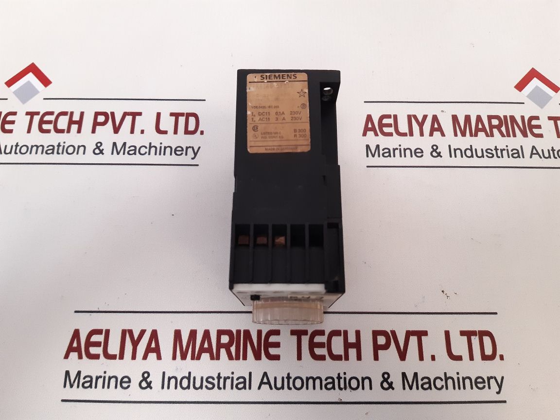Siemens 7Pr4140-6Pm10 Timer 0.15 Sec To 60 H