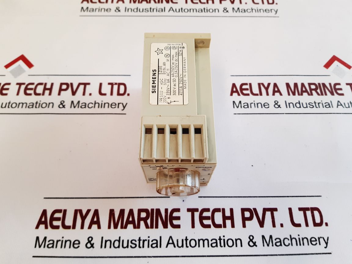 Siemens 7Pr 3202-4Gc Time Delay Relay
