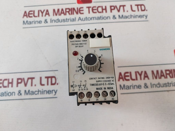 Siemens 7Pu1540-1Bn21-0Z Electronic Timer