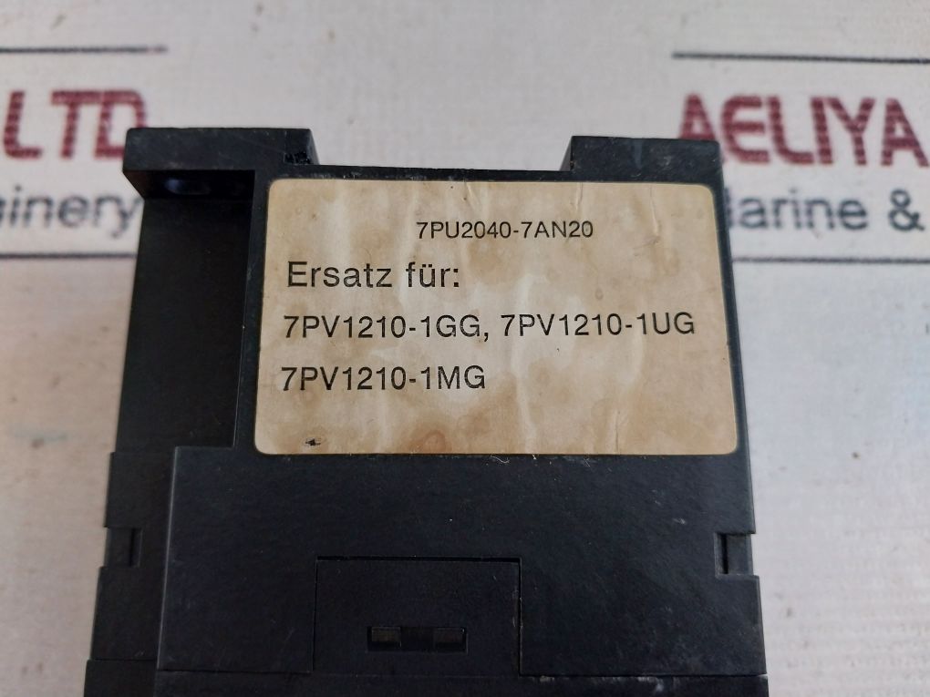 Siemens 7Pu2040-7An20 Time Relay Delay