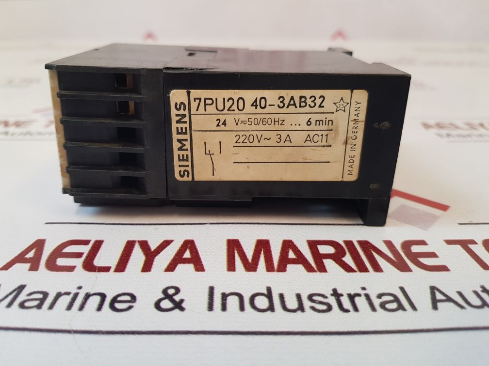 Siemens 7Pu20 Time Relay 7Pu20 40-3Ab32